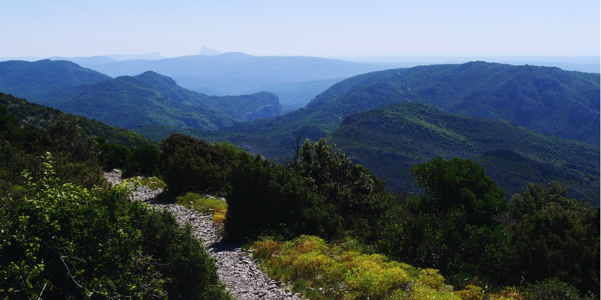 chemin-saint-guilhem-vue-sur-le-pic-saint-loup