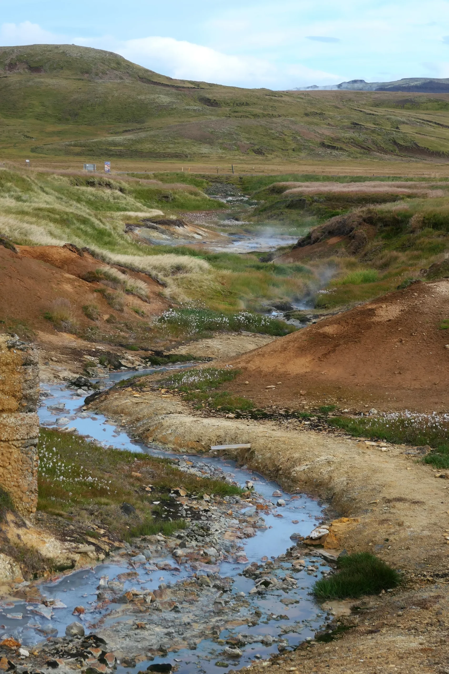 Ruisseau chaud du site géothermique de Seltún Ruisseau chaud site géothermique Seltún Islande